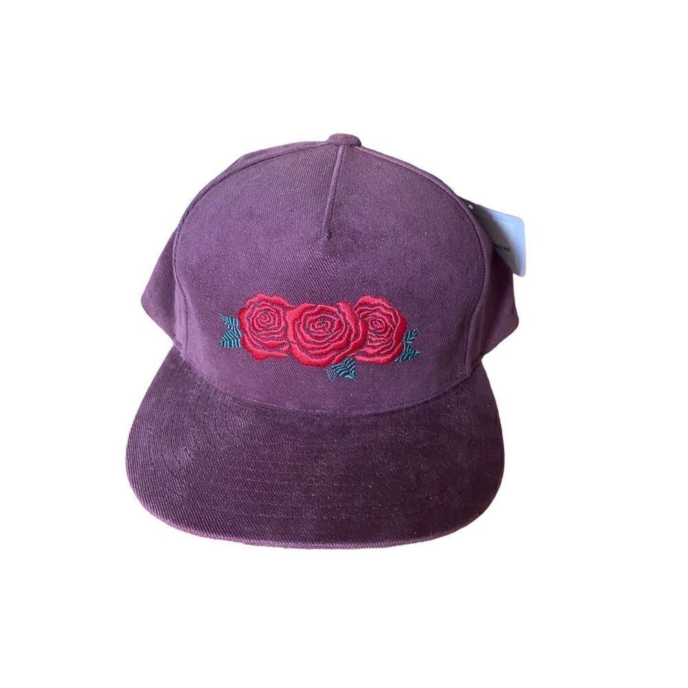 Huff NWT worldwide baseball cap/hat, triple rose snap back hat adjustable